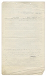 Two 1963 Contracts Signed by Moe Howard Regarding Three Stooges Performances -- One Measures 8.5'' x 12'', the Other 8.5'' x 14'' -- Very Good Condition